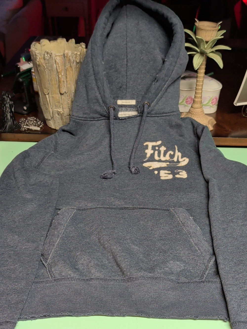 Abercrombie & Fitch Navy 'Fitch 53' Pullover Hoodie